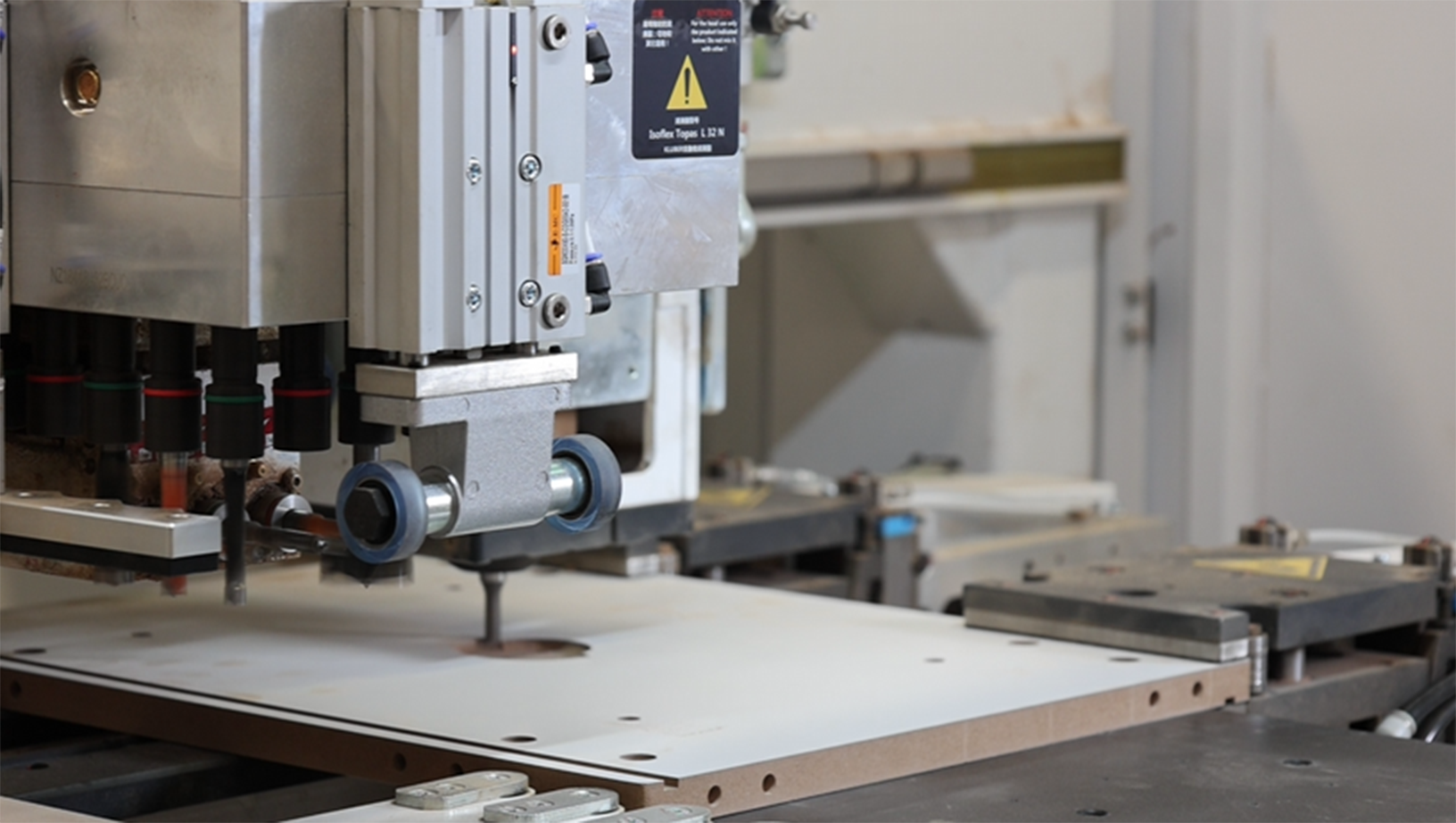 CNC drilling machine precision measurement with CMM